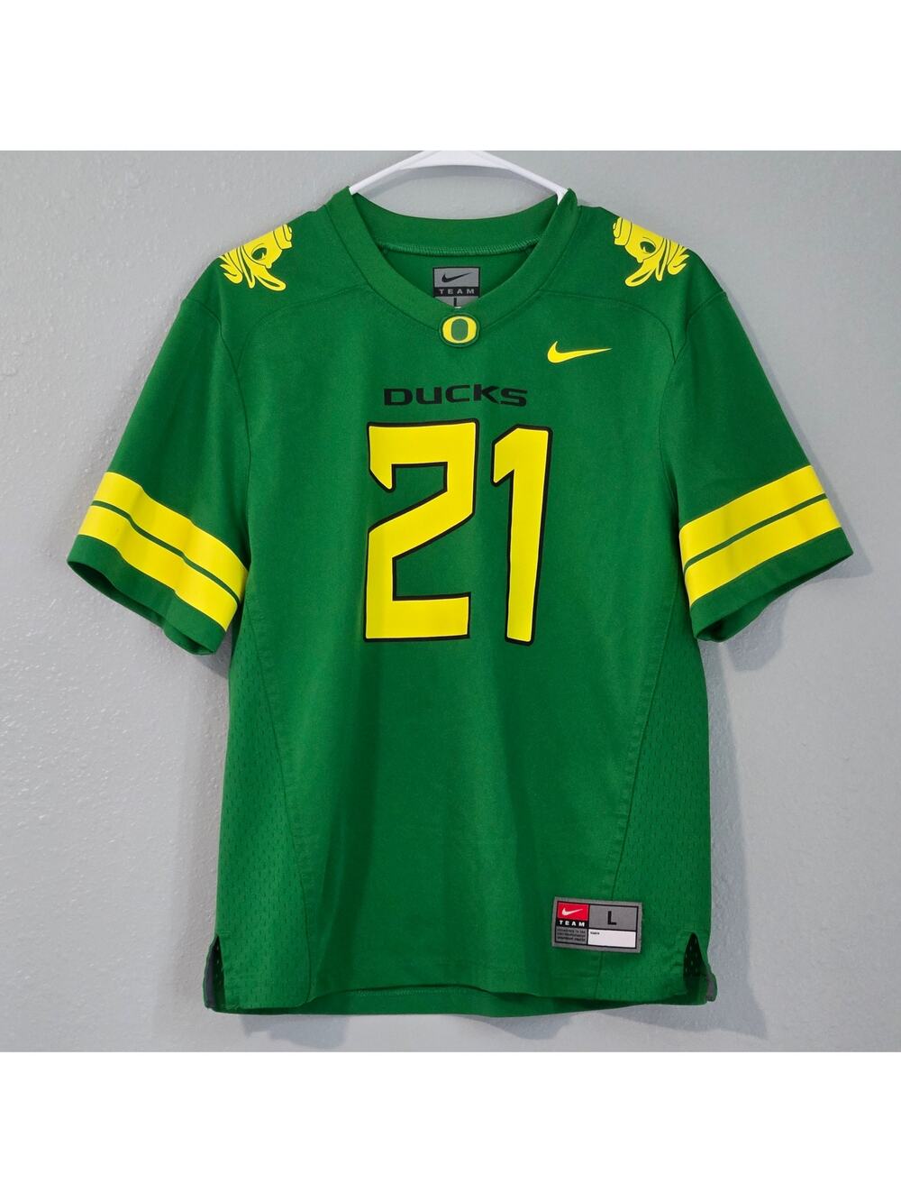 Kid Nike Oregon Ducks Football Jersey Size Large 21 NCAA